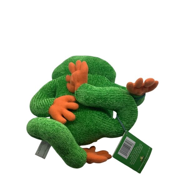 Froggie Sound Soother Plush Toy Relaxing Nature Sounds Green Orange WORKS 10" - Picture 7 of 8